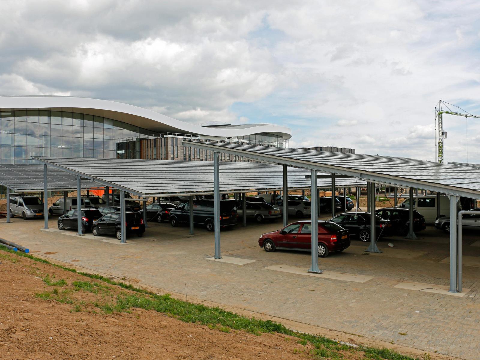 Rotocoat thermisch verzinken auto overkapping Alliander Duiven