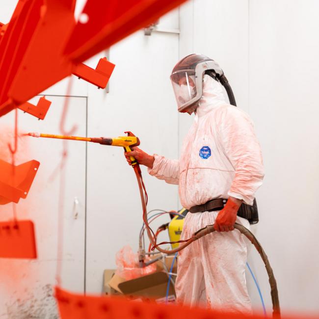 Afmetingen poedercoating