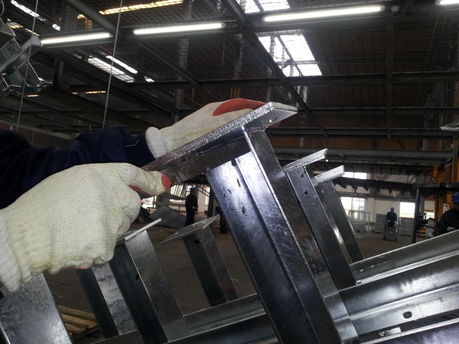 verwijderen zinkassen op verzinkt product