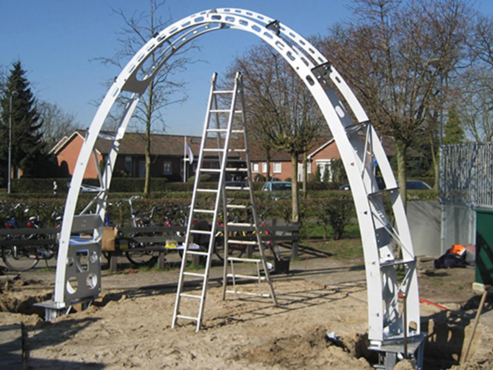 Rotocoat poedercoaten interactief speeltoestel