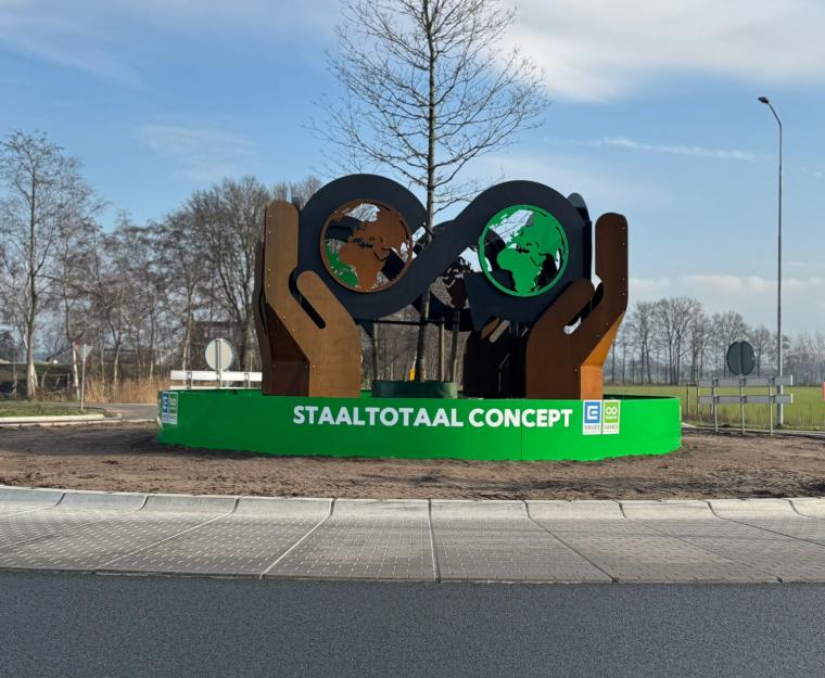 Duurzaamheidsrotonde De Harselaar in Barneveld