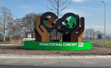Duurzaamheidsrotonde De Harselaar in Barneveld