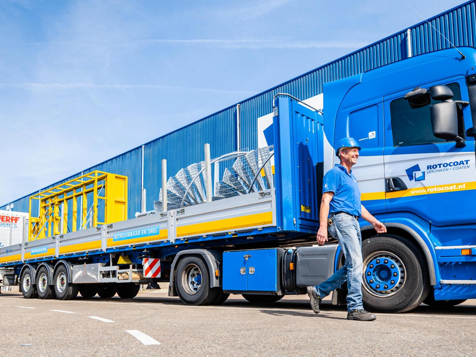 Rotocoat transportservice trailer