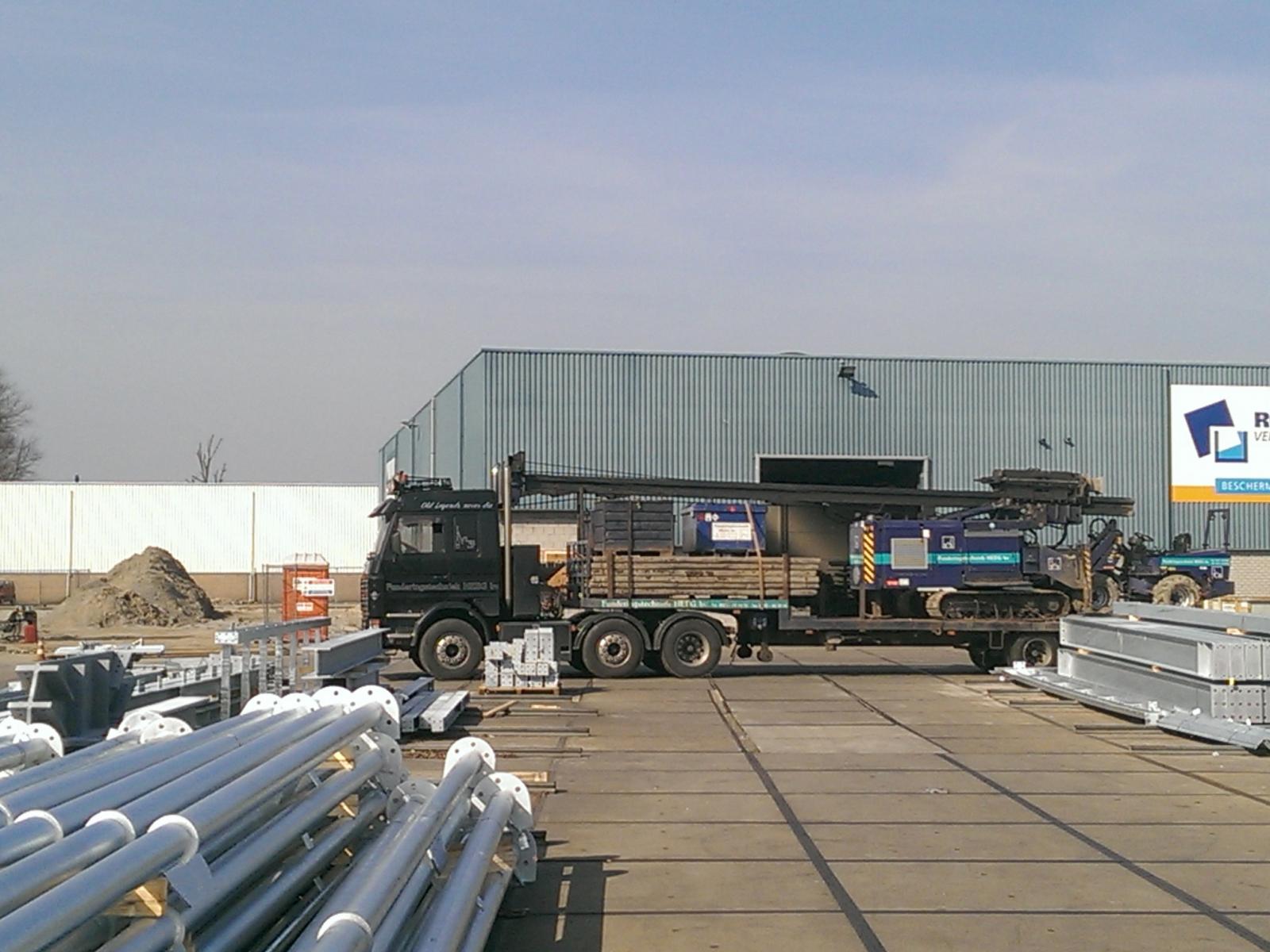 Rotocoat eerste paal coatinglijn zwaar constructiestaal