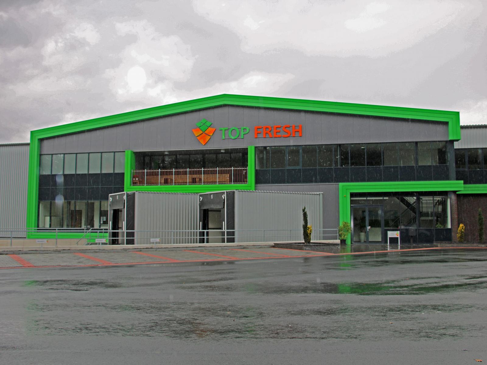 Bedrijfshal Top Fresh thermisch verzinken staalconstructie Rotocoat