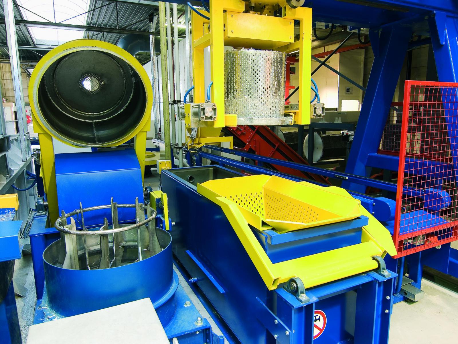 Kleine stalen delen verzinken