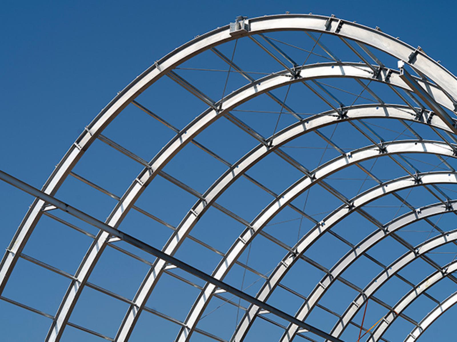 Rotocoat thermisch verzinken staalconstructie kassen Botanische tuin Keulen