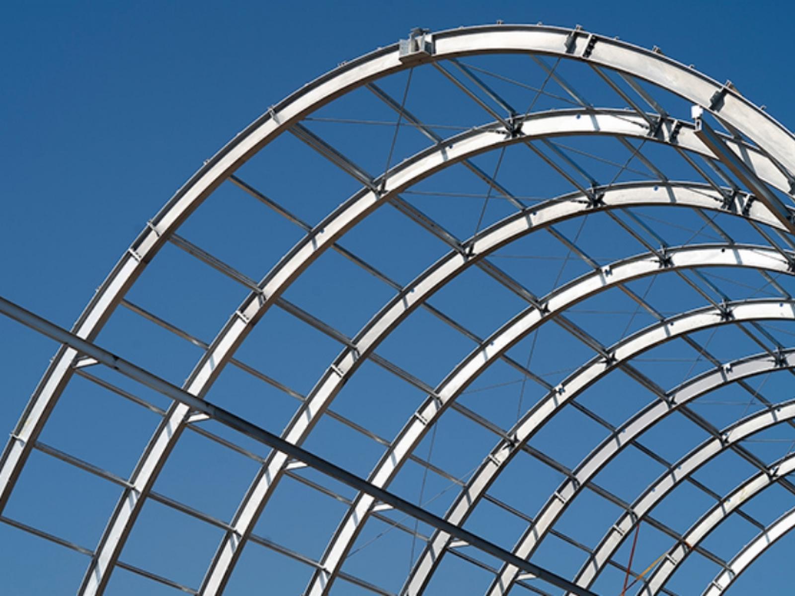 Rotocoat thermisch verzinken staalconstructie kassen Botanische tuin Keulen